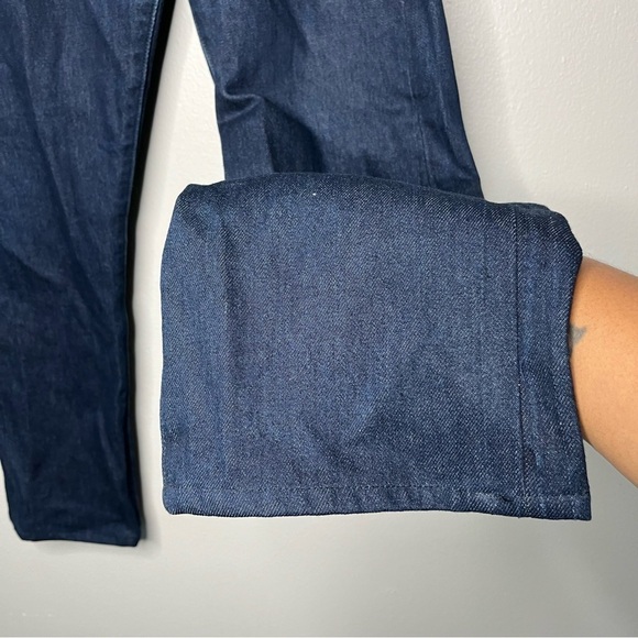 Levi's Men White Oak 1901 Cone Mills Jeans 36x31 Dark Wash Button Fly Straight - Picture 5 of 12